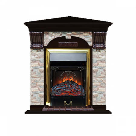 Арочный Грот цветной угловой (венге)+Majestic Brass Арочный Грот цветной угловой (венге)+Majestic Brass