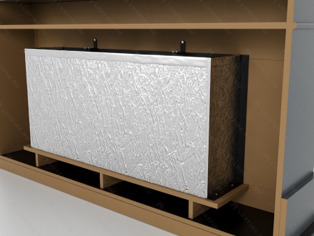 Биокамин Lux Fire с порталом Ангара 42, графит по цене 124 306 руб.