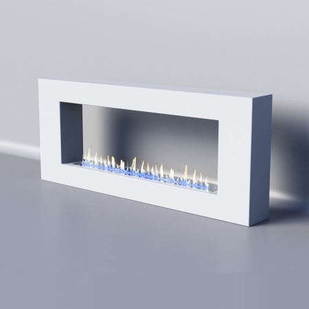 Биокамин "Русский огонь" Холл 1200 настольный белый по цене 33 800 руб.