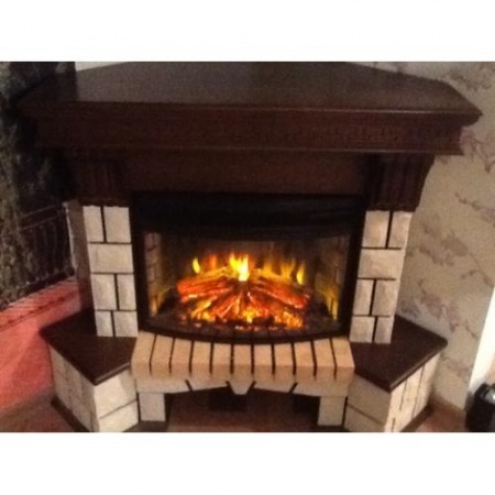 Stone Corner New (античный дуб)+Firespace 25 Stone Corner New (античный дуб)+Firespace 25