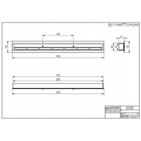Прямоугольный контейнер ZeFire 1200 с крышкой внутри по цене 53 500 руб.