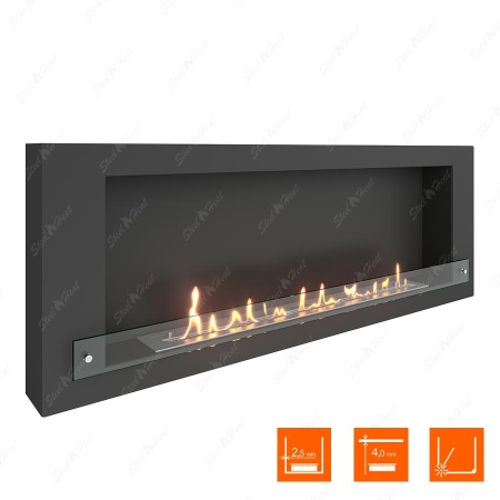 Биокамин SteelHeat WALL 1500 стекло по цене 61 900 руб.