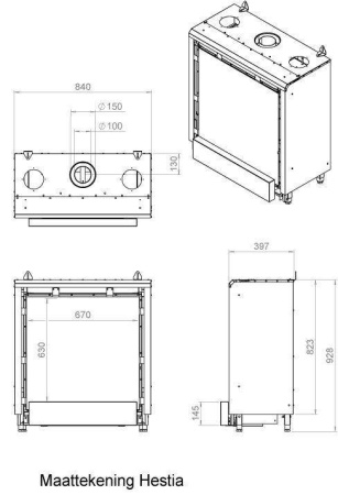 Газовый камин Faber Hestia