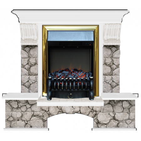 Бостон К Карелия (белый)+Fobos Brass Бостон К Карелия (белый)+Fobos Brass